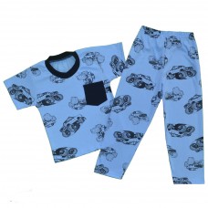Комплект для сна и дома (футболка+штаны) для мальчика "Джип"