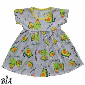 Сукня для дівчинки сіра "Avocado"