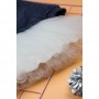 Сукня для дівчинки нарядна з пишною спідницею та вишивкою "Сніжинки"