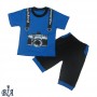 Футболка + шорти "Фотоапарат" з кишенями синій