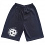 Комплект підлітковий для хлопчика (безрукавка+шорти) темно-синій "Футбол"