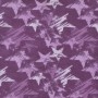 Комплект (туника+лосины) для девочки фиолетовый "Звезды"