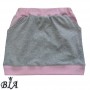 Комплект для девочки (борцовка + юбка) розовый "Girls Rule"