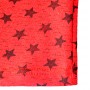 Комплект для девочки утепленная водолазка+лосины красный со звездами