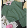 Комплект для дівчинки (блуза + шорти) олива