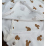 Комплект для немовлят демисезоний (повзуни на евро резинці+сорочка+шапочка) "Міккі" молочний